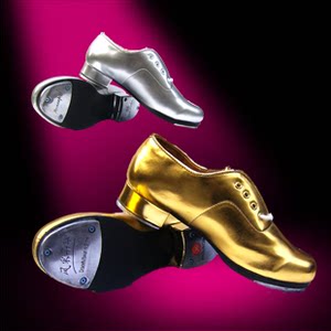 硬底男女款儿童系带踢踏舞鞋