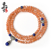 Tokai family of Sunstone Bead Bracelet Orange Moonstone 925 Silver lapis lazuli Crystal bracelets jewelry Thailand women