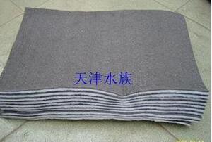 [皇冠信誉]天津水族：大张黑白过滤棉（双层）