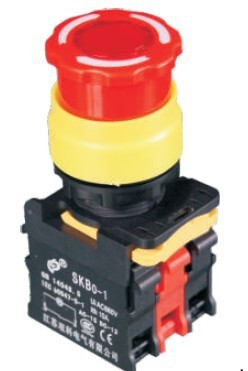 双科22/25MM通用SKB0-PS445/D双触点带灯急停按钮开关SKB0-PZ311D
