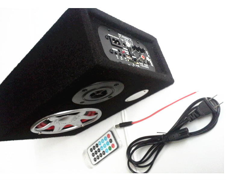 Bofeng Audio Motorcycle Электромобиль Home 12V24V220V Много -функция 6 -килограммовая квадратная коробка сабвуфер сабвуфер