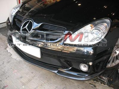 front spoiler lip 奔驰SLK55 R171 AMG专用头唇 碳纤维前唇