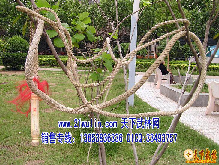 白色纯牛皮鞭  武术鞭牛皮鞭响鞭钢鞭 甩鞭 健身鞭梢 鞭子 手工制