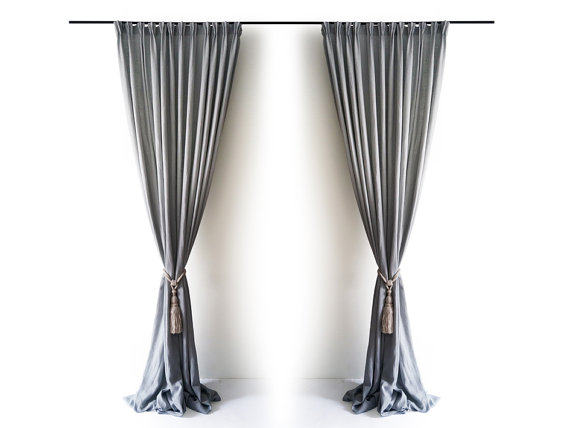 厂家特销亚麻面料遮光窗帘一对抗菌防螨透气欧式简约定制底价特惠