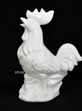 陶瓷生肖鸡风水工艺品