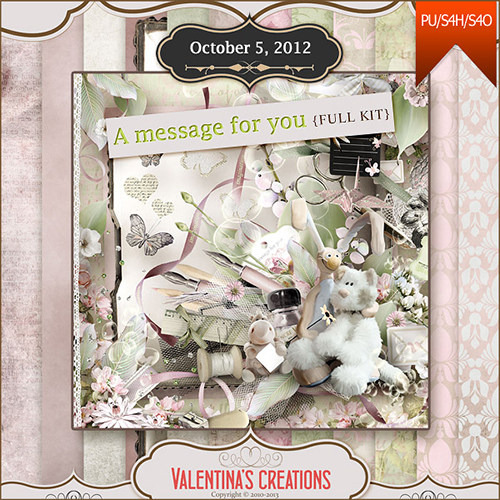 {png jpg} 可爱小熊雏菊玫瑰蝴蝶背景图scrapbook剪贴素材 104p