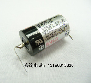 。全新原装东 ER3V  1/2AA 3.6V PLC电池 带焊脚 现货