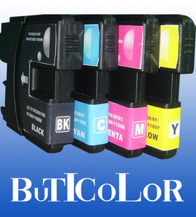 彩之美兄弟Brother MFC-250C MFC-290C墨盒MFC-490CW LC990BK墨合