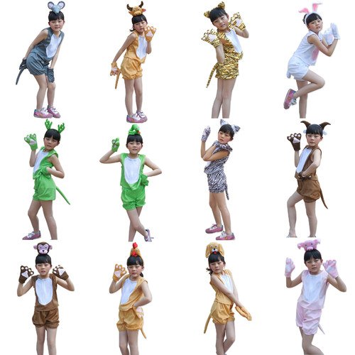 儿童演出动物服装六一男卡通发箍