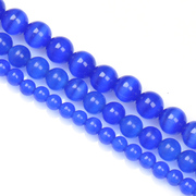 Myatou DIY handmade jewelry accessories deep blue Opal Shi Yuanzhu loose beads Crystal semi-finished products