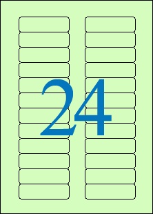 韩国进口A4打印不干标签纸/爱雷博浅绿色标签CL521G-80张