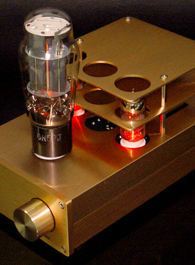 电子管胆机耳机放大器(两只6N3组成SRPP前级推动6N5P 全套散件)