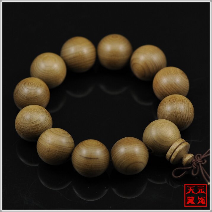 【直径20mm】同料顺纹精品老料金丝楠阴沉木手串佛珠念珠文玩饰品