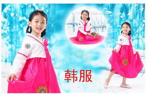 宝宝韩服2013夏女婴儿百天周岁礼服宫廷公主高档幼儿童演出朝鲜裙