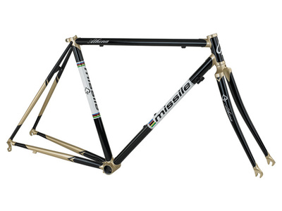 MISSILE 米赛尔 导弹 Athena 钢 公路车架 含前叉 黑金色