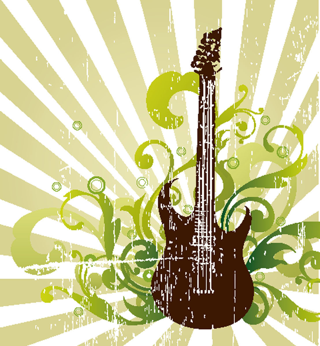 537海报印制海报展板素材499吉他背景 个性定制