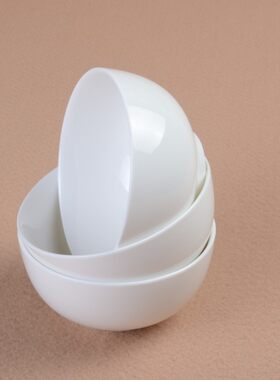 酒店米饭碗小汤碗家用饭碗陶瓷碗