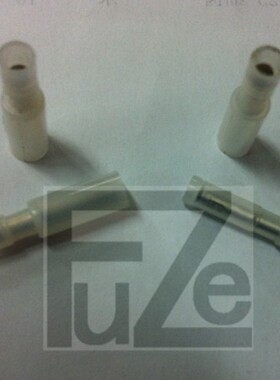 KST健和兴0.5-078 白色透明子弹头对接端子 尼龙公母对插端子