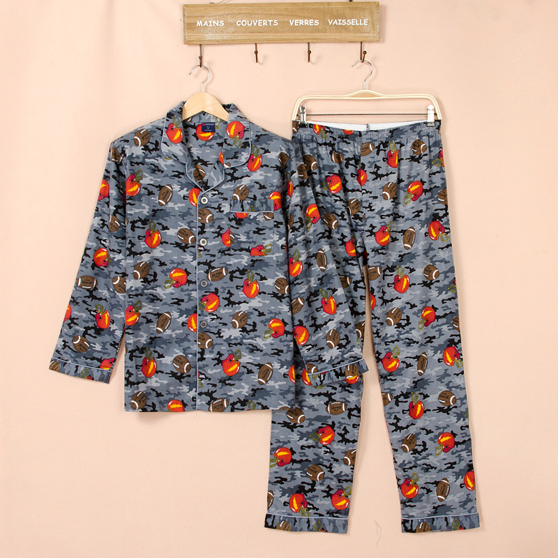 新款外贸原单全棉品质睡衣套装