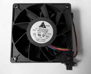 超暴力汽车增压滚珠风扇24V 4.8A 台达PFC1212DE 12V 12038