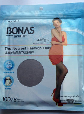 宝娜斯新品10d冰爽t裆拼连裤袜