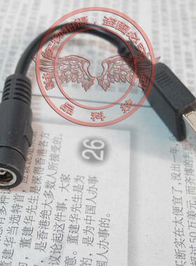 适用 联想 Yoga11S/Yoga13 电源转接头线 方型接口 孔中带针