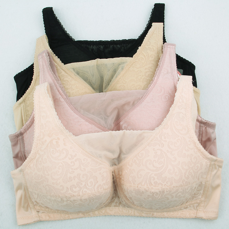 新款珠密琪内衣正品全罩杯大胸大码cd杯义乳文胸罩无钢圈睡眠文胸