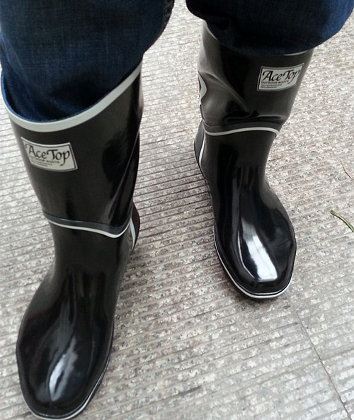 Chaussures - bottes caoutchouc homme - semelle caoutchouc - Ref 963746 Image 1
