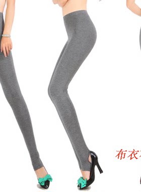 韩版修身显瘦莱卡棉踩脚打底裤