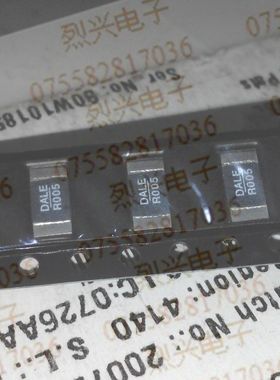 VISHAY厂家贴片合金电阻WSL25125L000FTA 2512 5MR 1W DALE R005