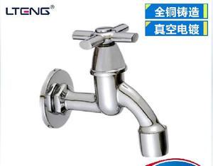 促销蓝藤全铜拖把池水快开水嘴单冷入墙龙头LT-010