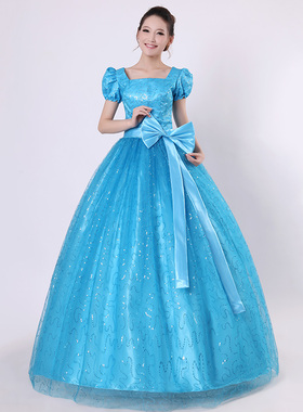 2021年新款蓬蓬裙礼服彩纱包肩歌唱大摆演出韩版舞台独唱演出晚装