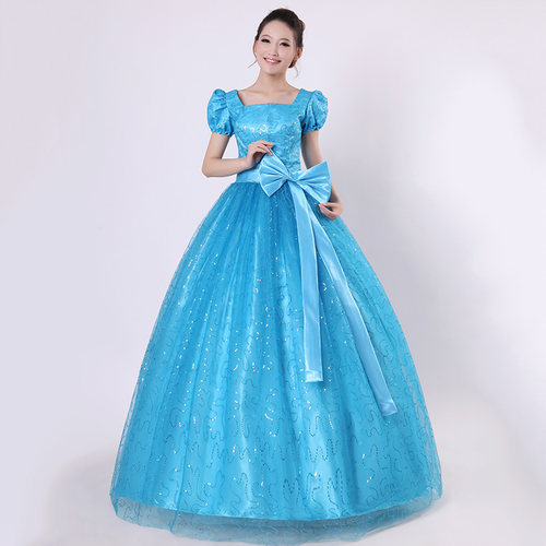 彩纱包肩歌唱大摆舞台晚装礼服