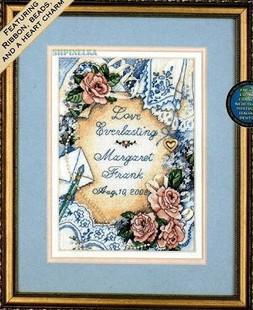 刘年锦绣 正品DMC线R线十字绣自配套件 非印花 DIM06812 婚礼记录