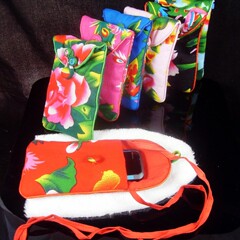 东北大花布包包-手机袋(多色可选,内有细节图)