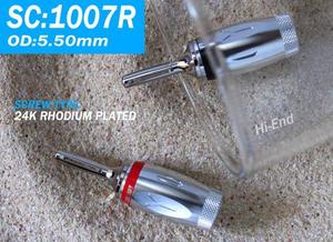 雅宝YARBO德国雅堡 SC-1007R 专业发烧香蕉头 镀铑端子 音响插