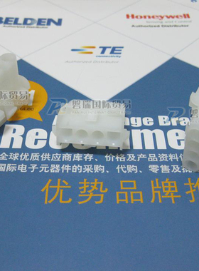 【现货】1-480703-0 TE Connectivity 矩形连接器 4路 6.35mm