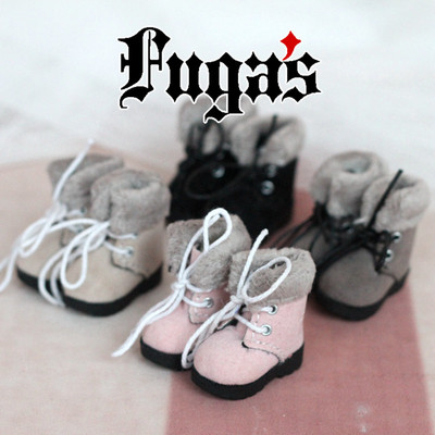 1/8分bjd鞋子 毛绒登山靴 blythe az pullip ob bbgirl可儿 芭比