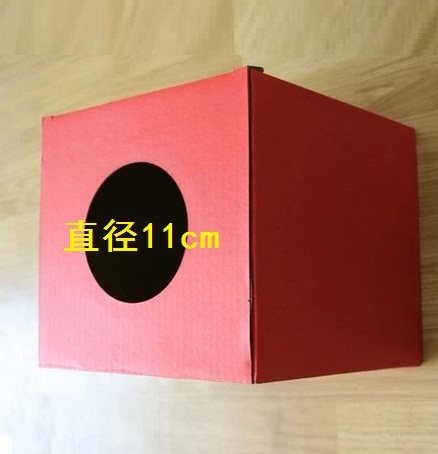 抽奖硬纸板红色投票箱图片