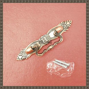 欧式小拉手 青古铜典拉手 仿古红古铜小拉手小号孔距64mm