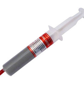 针管式导热硅脂/导热硅胶/散热胶/散热硅胶（大支装）灰色 含银
