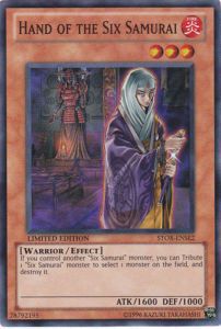 游戏王 美版 正版 - 六武众的先导 Hand/面闪/STOR/限定