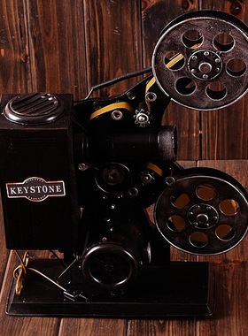 欧式风模型电影拍照道具放映机