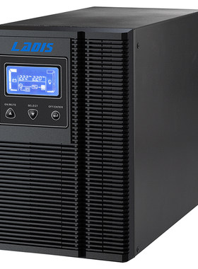 雷迪司1KVA 30分钟在线式UPS不间断电源800W配置24AH电池3只G1KL