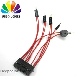 红色一体式 跳线延长线连接器 22AWG 华硕专用替代Q-CONNECTOR