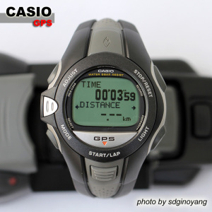 CASIO卡西欧 GPR-100E 第三代GPS,跑步码表 实时距离,时速(结束)