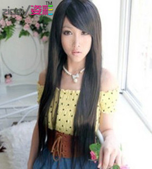 Perruque Long cheveux raides - Ref 2613604 Image 1