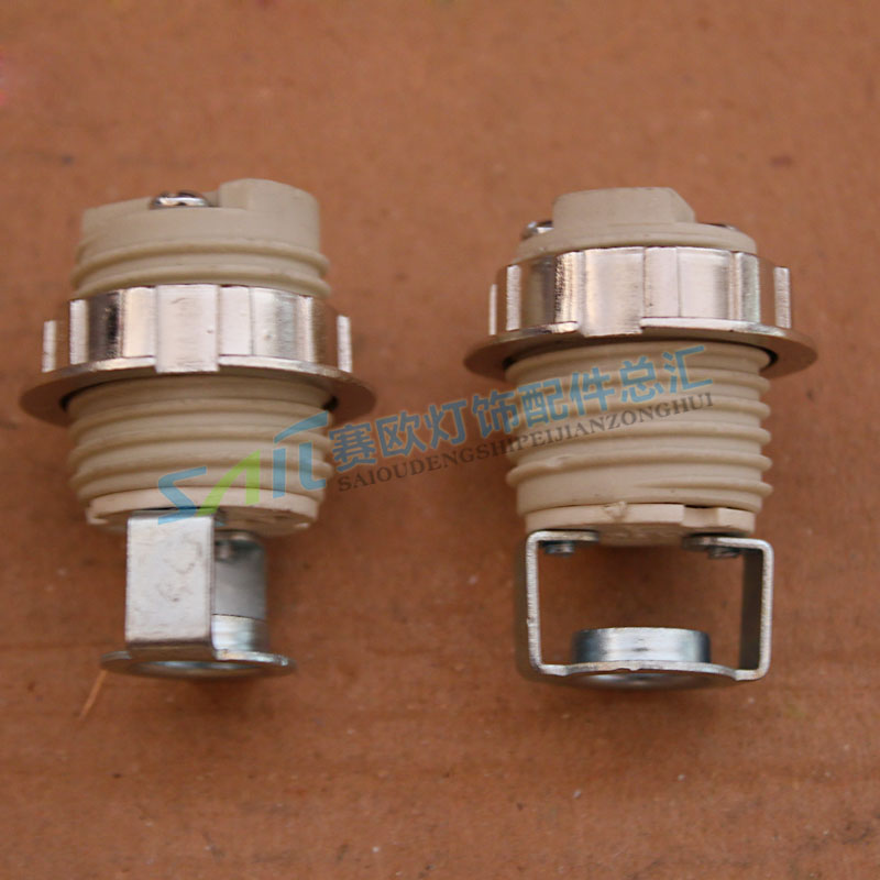 灯头热卖灯座陶瓷全牙G9灯头灯泡