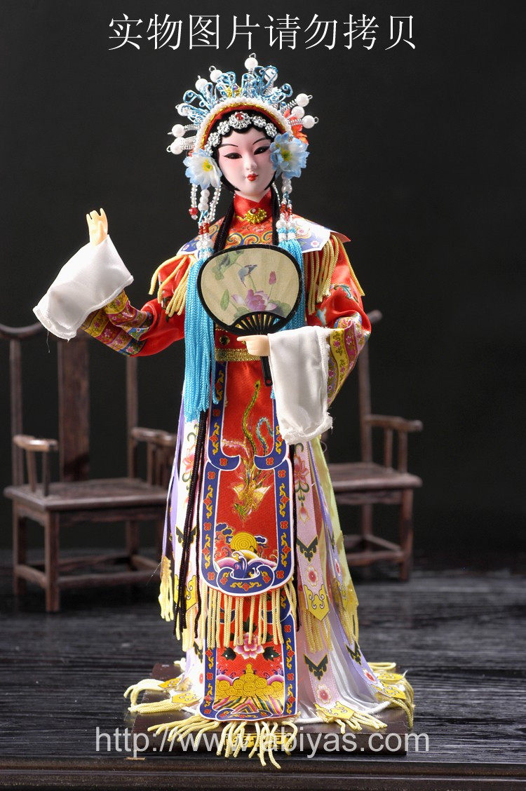 Бесплатная доставка Silk People China Style Business Gifts для иностранцев Пекин Характерный мастерство, Peking Opera Doll Yang Guifei