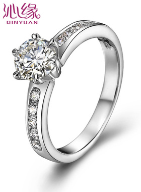 沁缘韩版时尚925时尚魅力银戒指